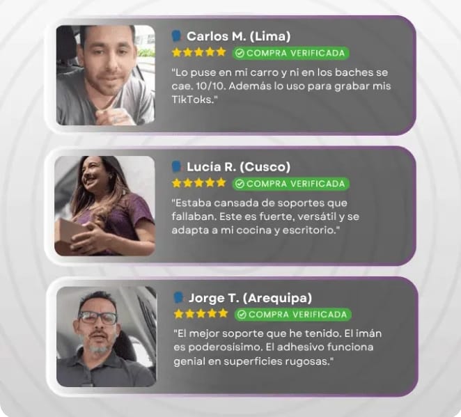 Soporte Premium de celular Magnético 360°