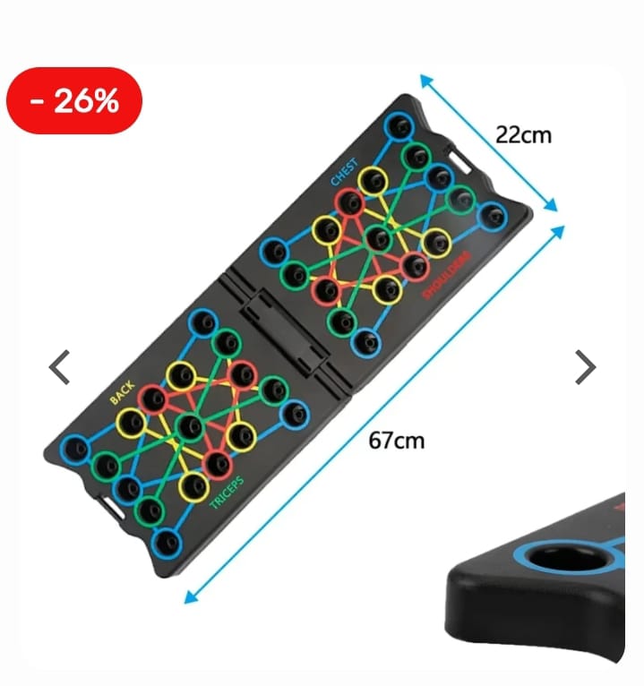 TABLERO DE FLEXIONES PUSH UP MULTIFUNCIONAL WINNER