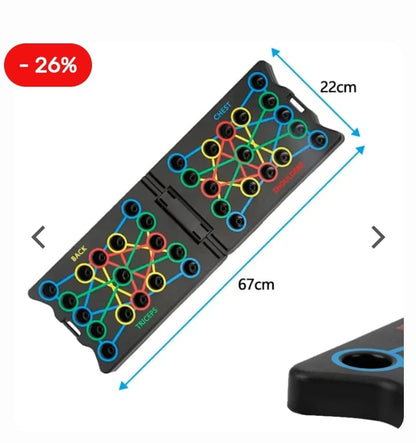 TABLERO DE FLEXIONES PUSH UP MULTIFUNCIONAL WINNER