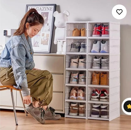 Zapatero y Organizador Plegable de 6 Niveles