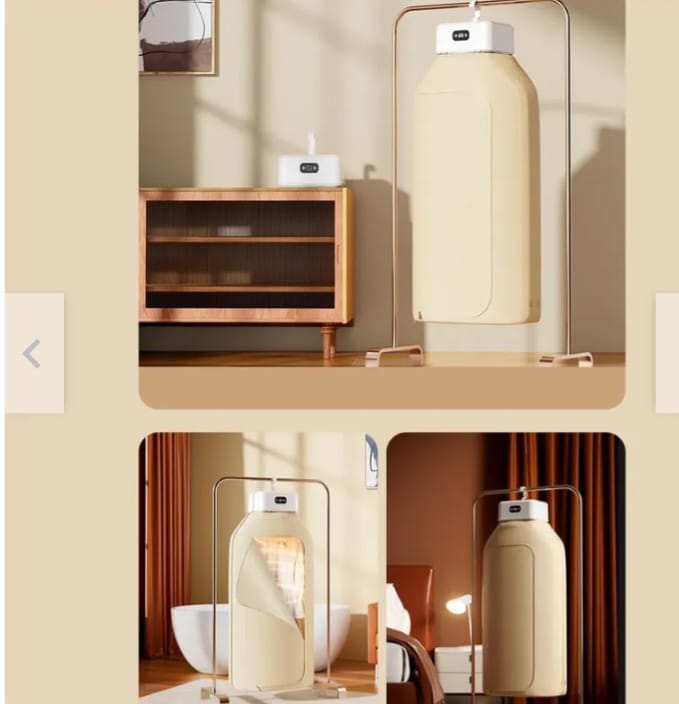 Secadora de Ropa Portátil 220W – Compacta, Silenciosa y Eficiente