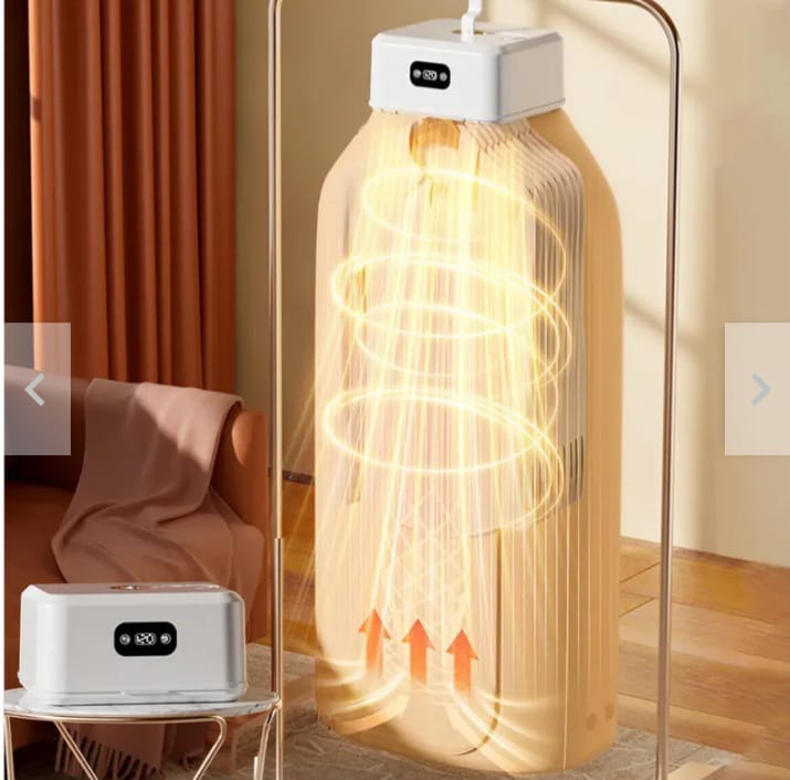 Secadora de Ropa Portátil 220W – Compacta, Silenciosa y Eficiente