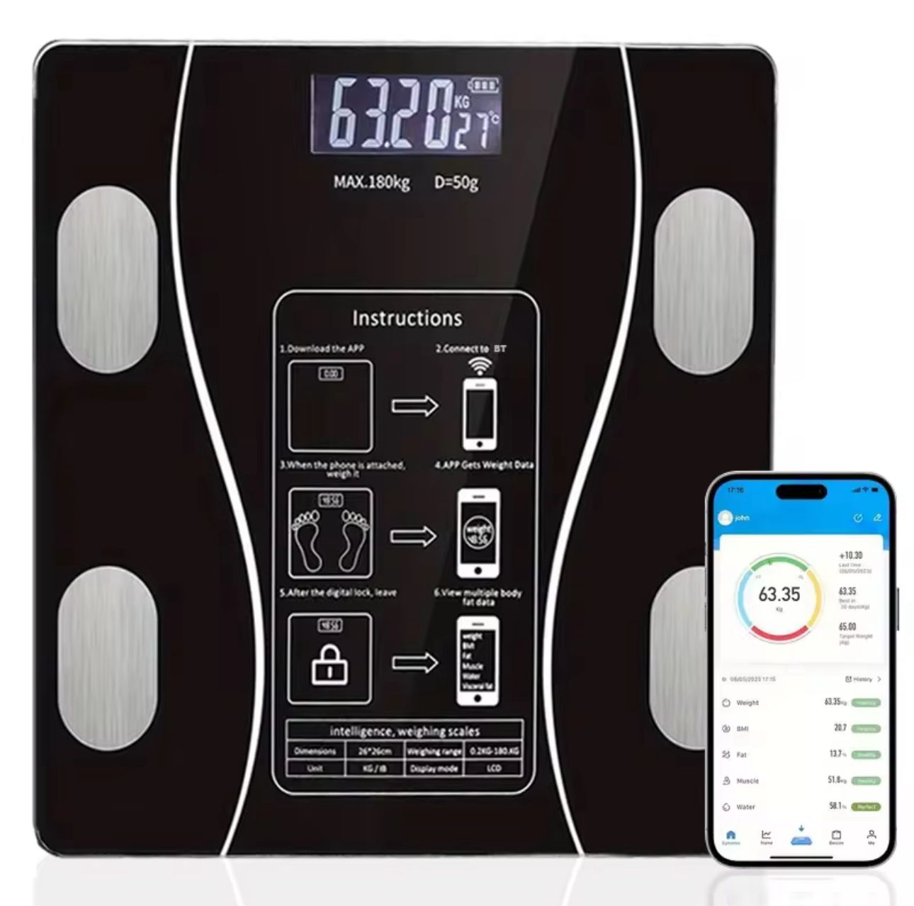 BALANZA SMART BLUETOOH
