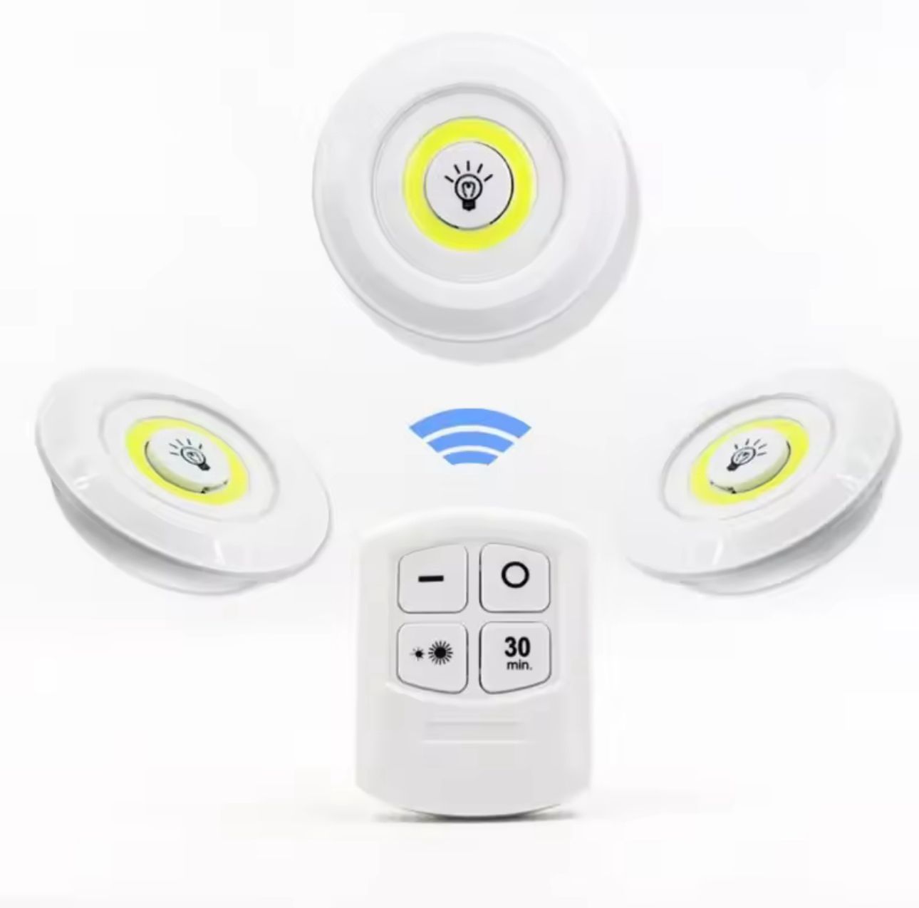 SET 3 LUZ LED CON CONTROL